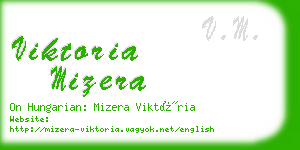 viktoria mizera business card